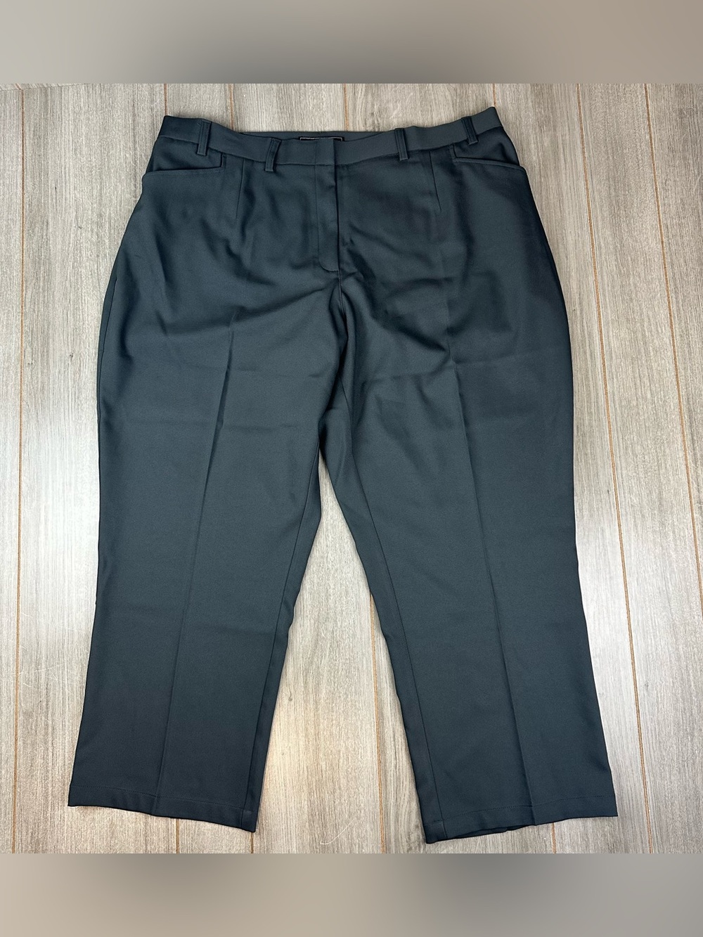 Oobe Chick Fil A Pant Womens Size 26/29 Plus Employee Uniform Elastic Waist Gray